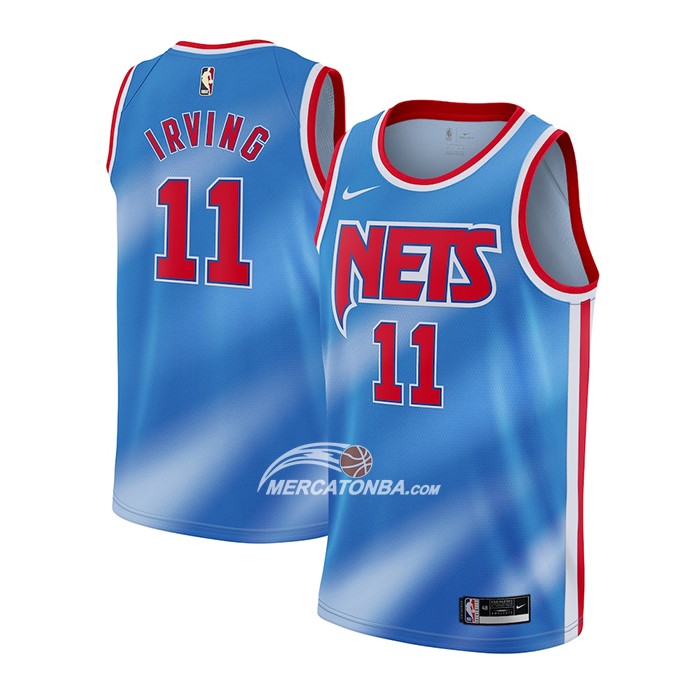 Maglia Brooklyn Nets Kyrie Irving Classic 2020-21 Blu